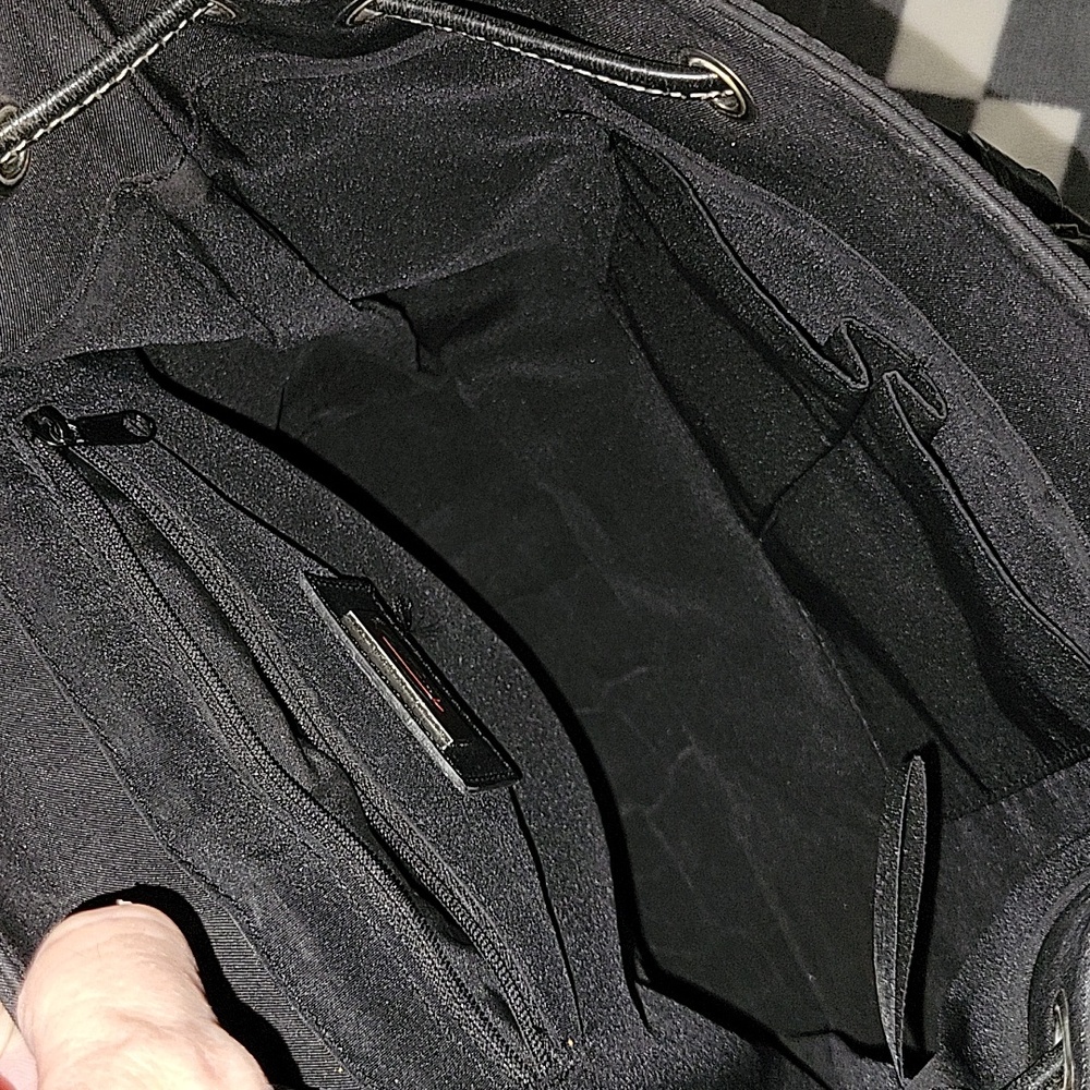 Talbots Black Nylon Snap Cinch Adjustable Closure… - image 8